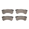 Dynamic Friction Co Heavy Duty Pads - Semi Metallic, For High Speed/Towing/Off-Roading, Low Noise, Low Dust, Front 1214-2175-00